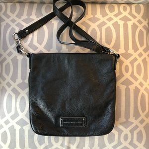Black Leather Marc Jacobs Crossbody